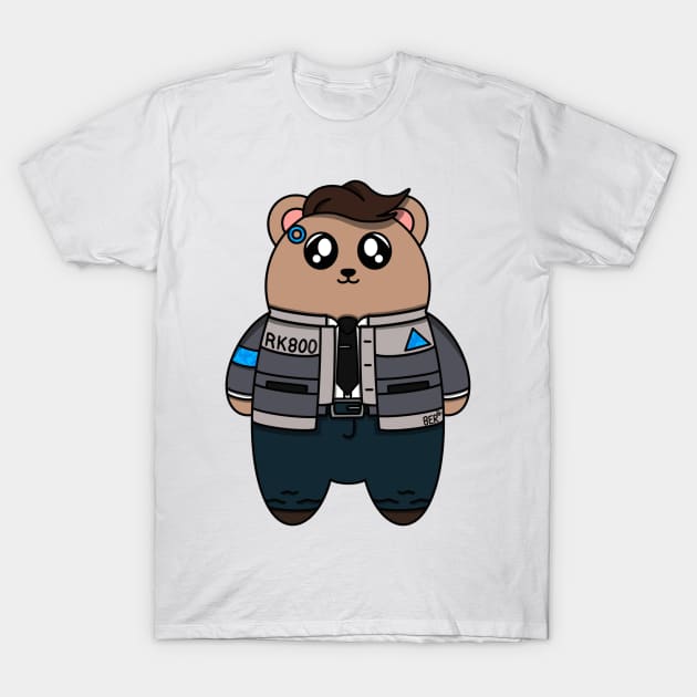 Connor Detroit Become Human Bear T-Shirt by SentABearToSpace 